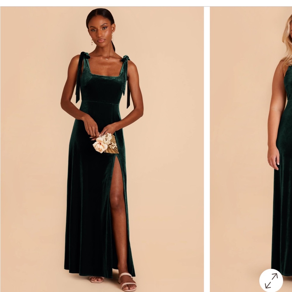 Birdy Grey Deep Green Velvet Gown